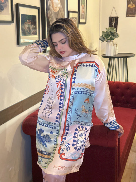 Azure Heritage Co-ord Set