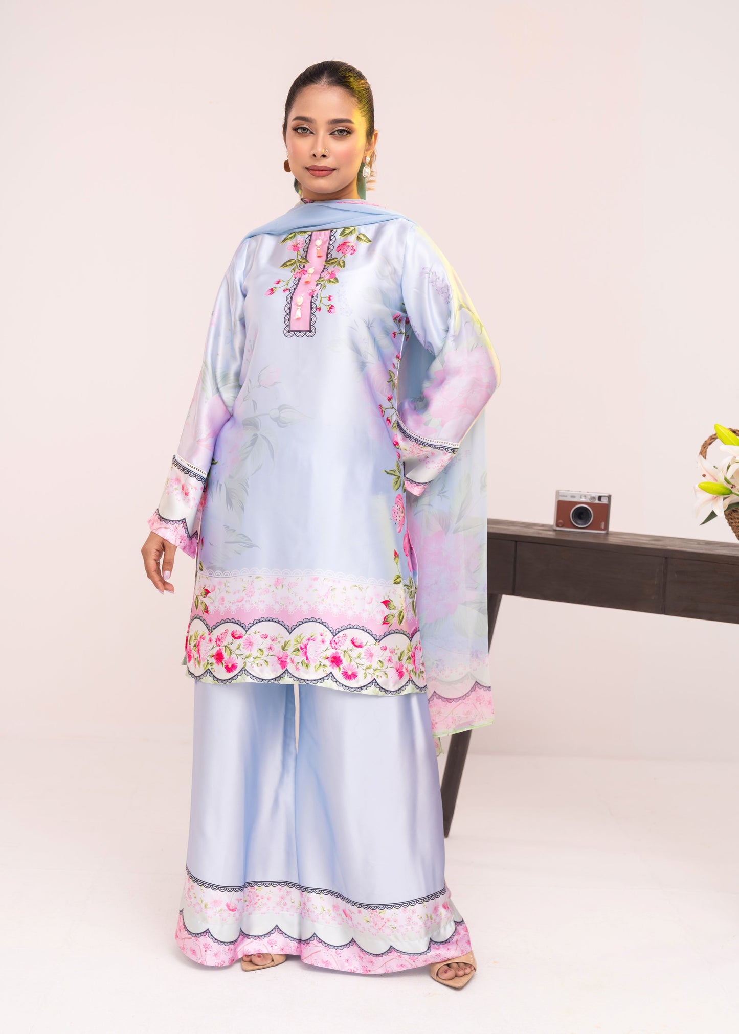 Serene Blossom Luxe Three-Piece Set