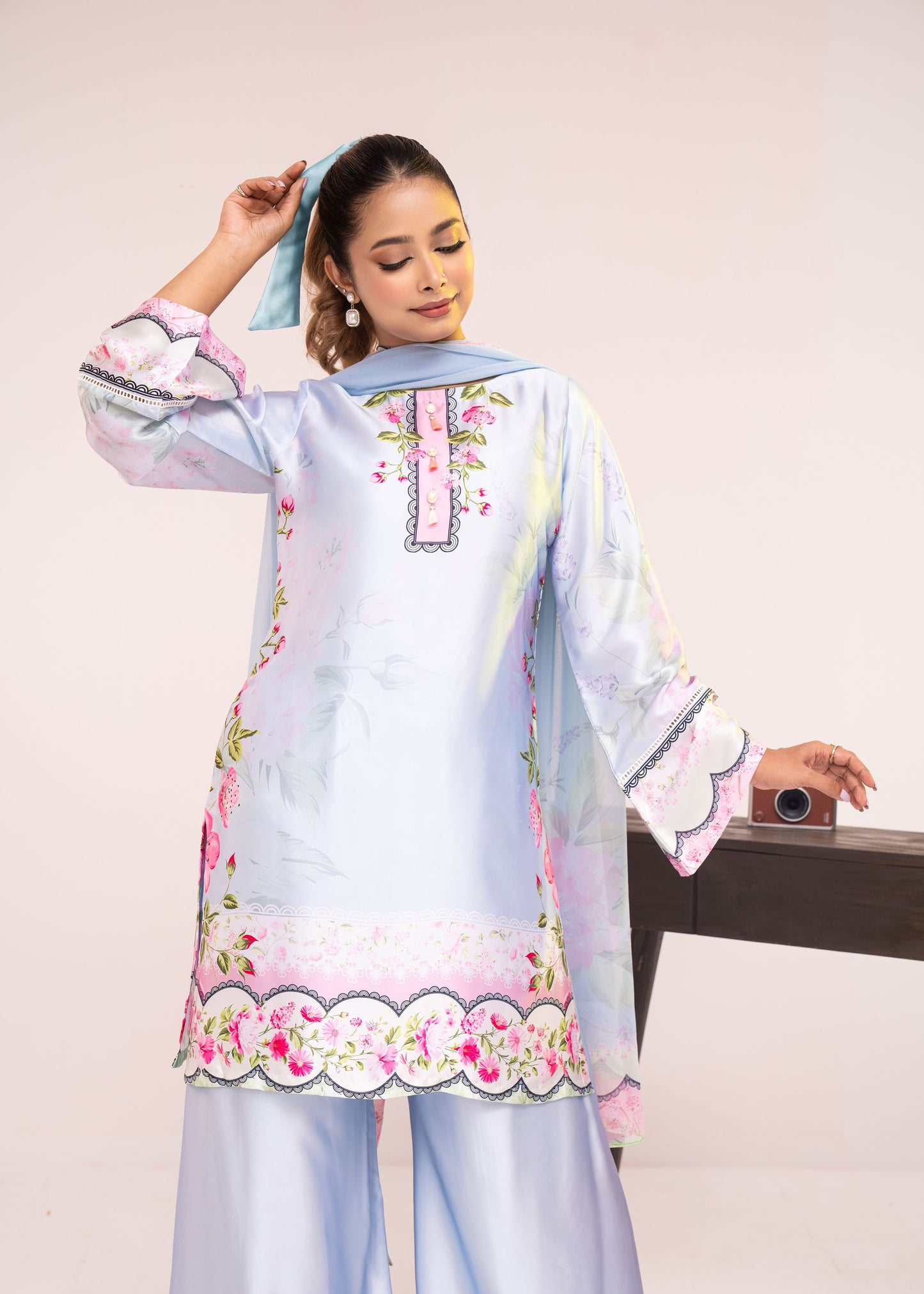Serene Blossom Luxe Three-Piece Set