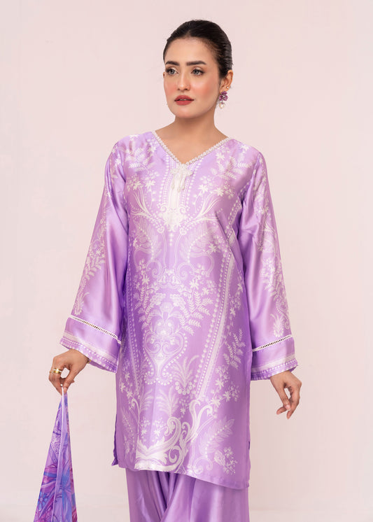 Lavender Bloom Elegance Three-Piece Set