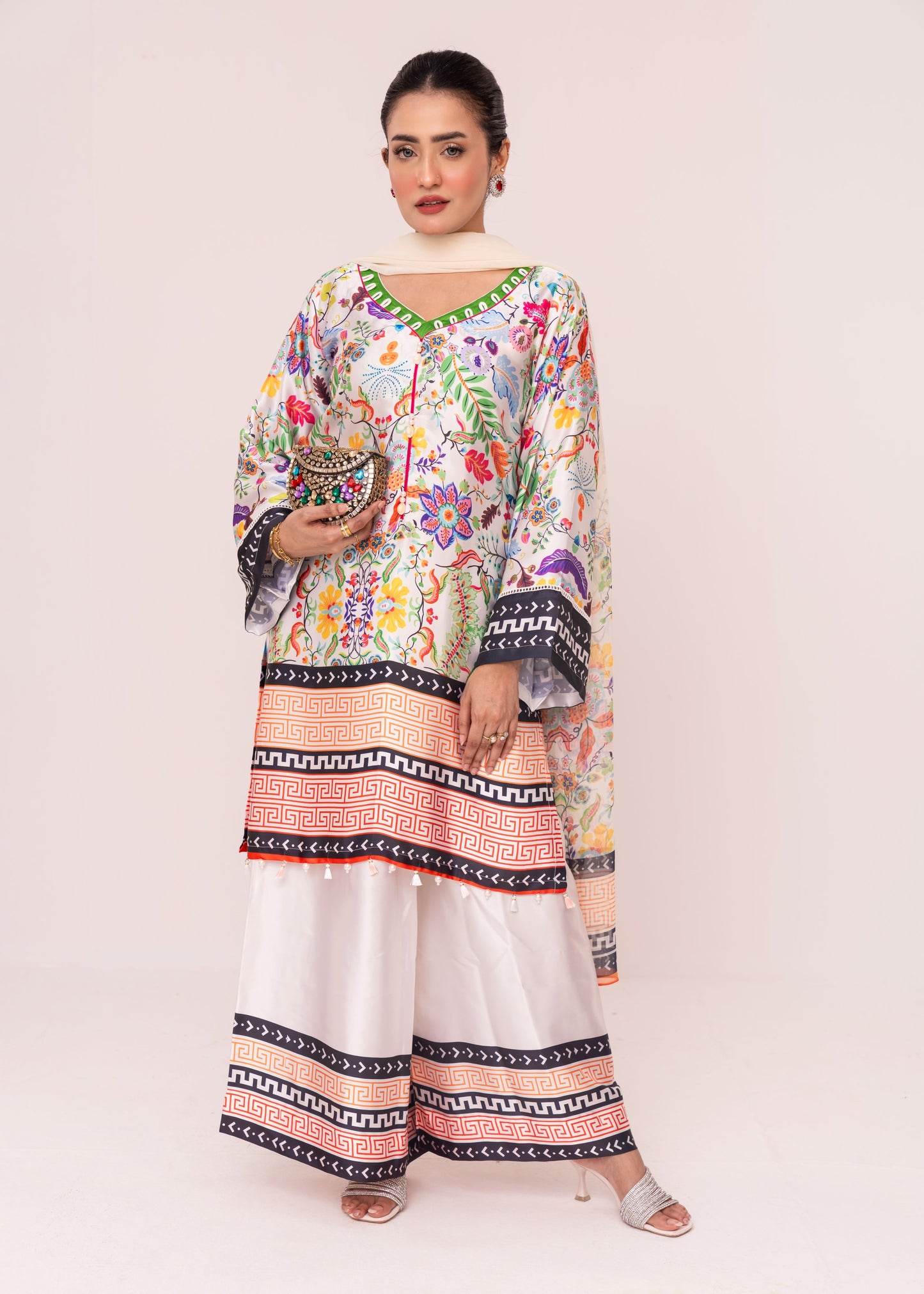Garden Reverie Floral Three-Piece Set