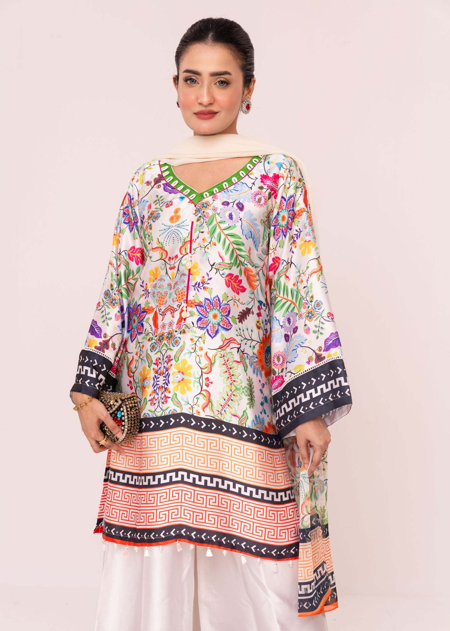 Garden Reverie Floral Three-Piece Set