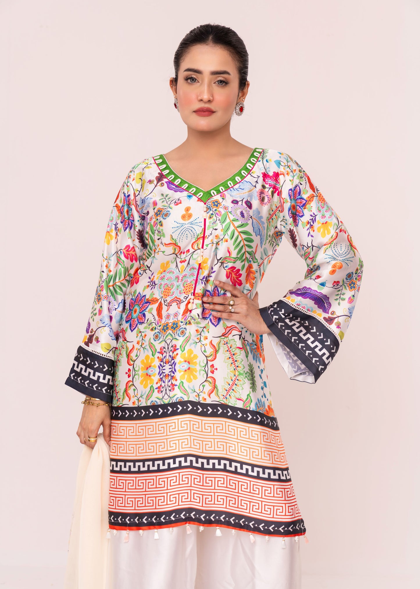 Garden Reverie Floral Three-Piece Set