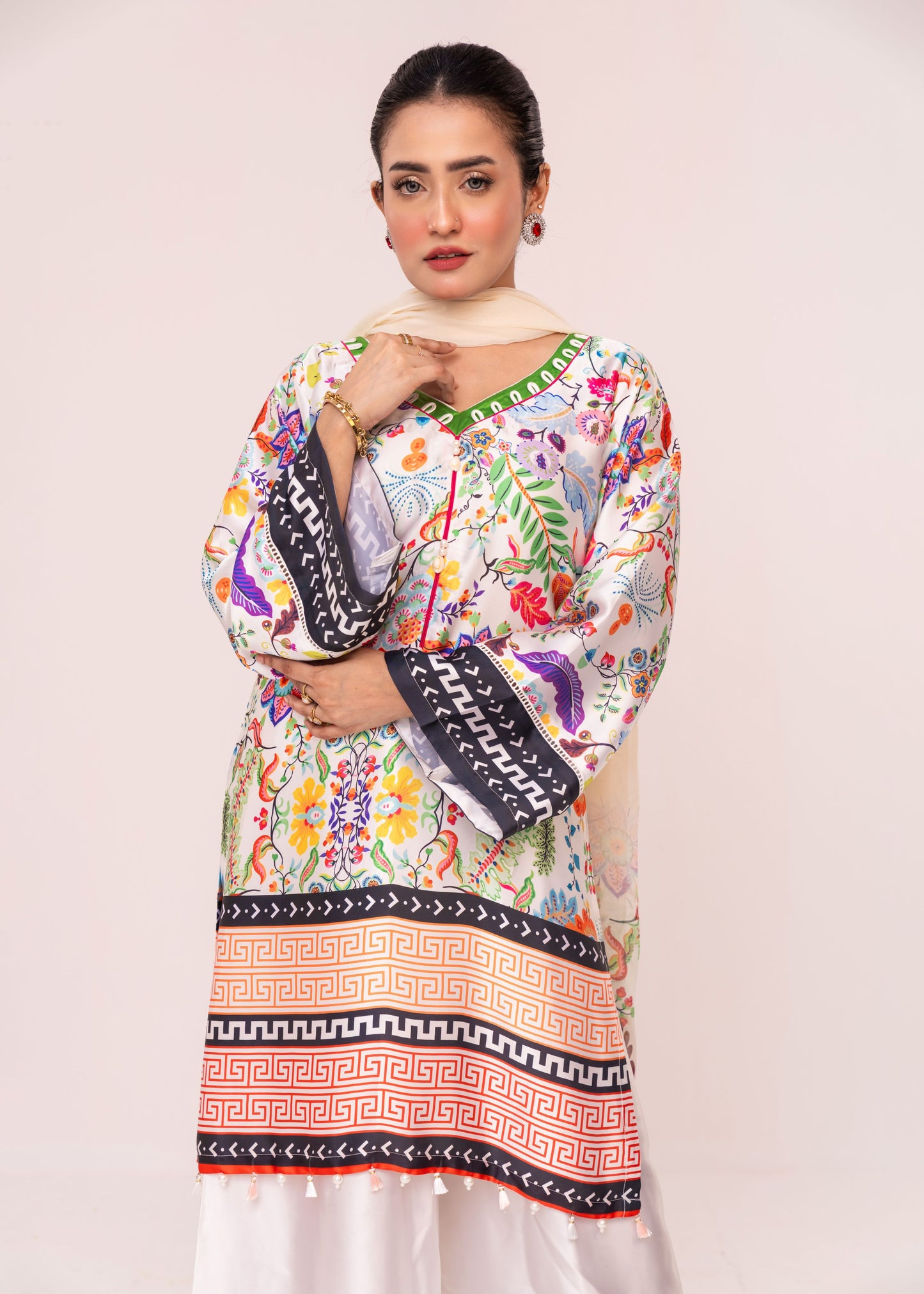 Garden Reverie Floral Three-Piece Set