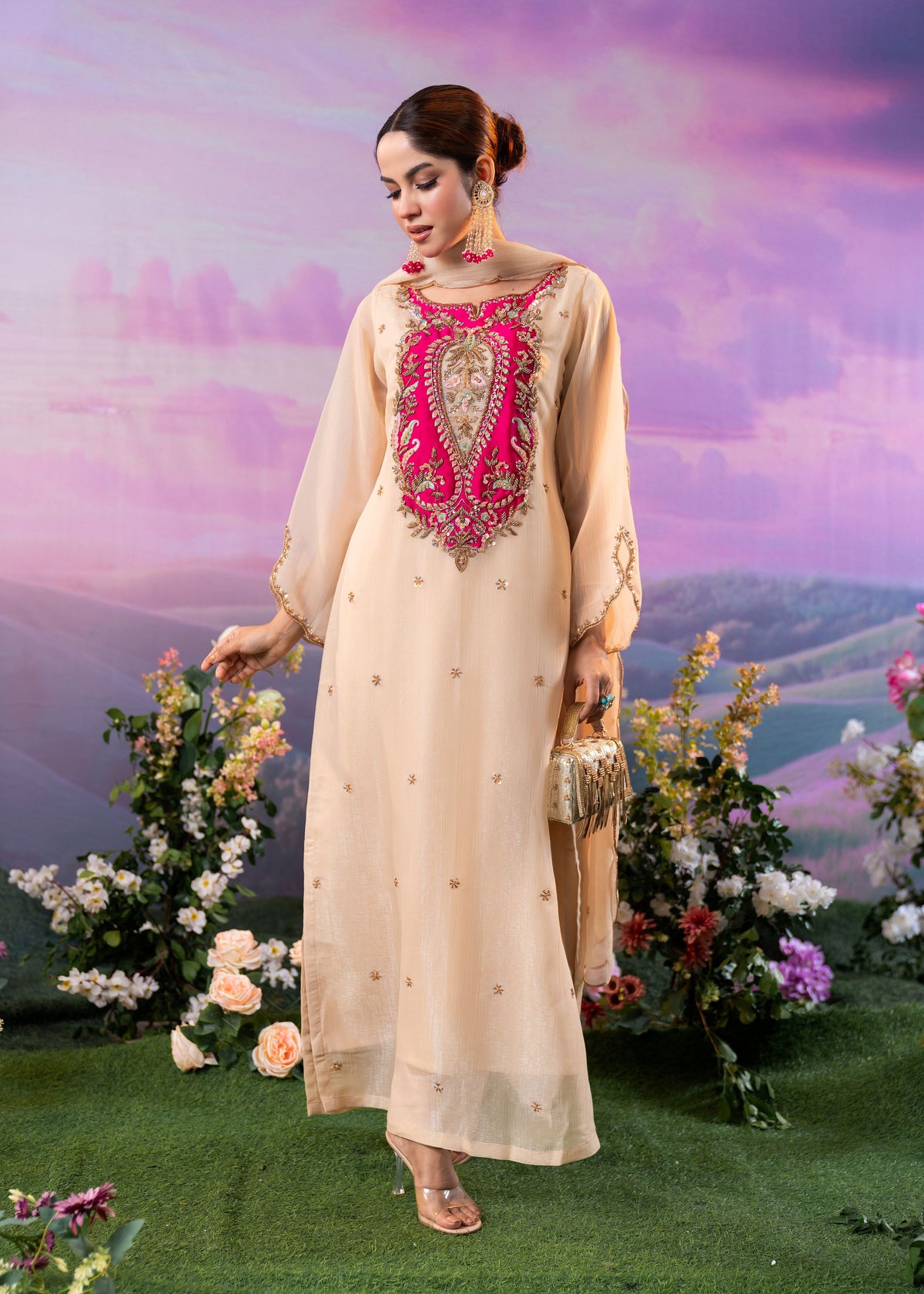 Blush Royale Long Kameez