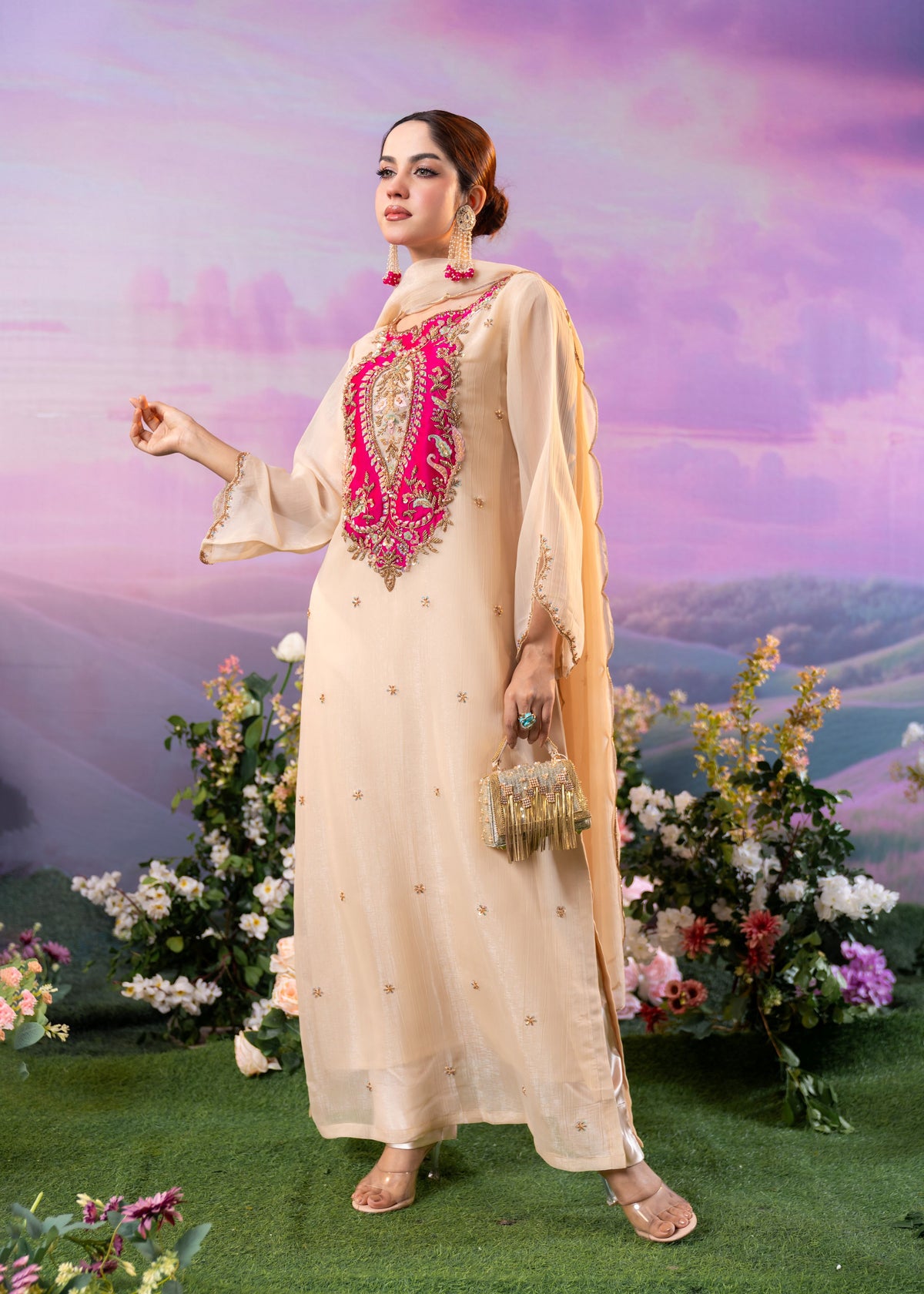 Blush Royale Long Kameez