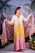 Golden Blush Ombre Kameez