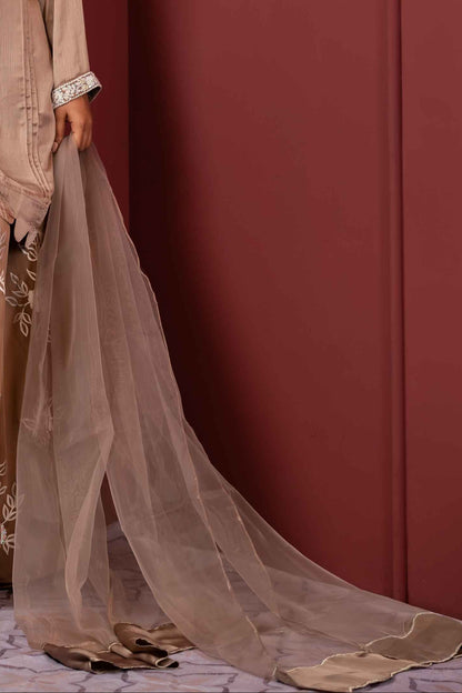 Mocha Mist Sheer Dupatta