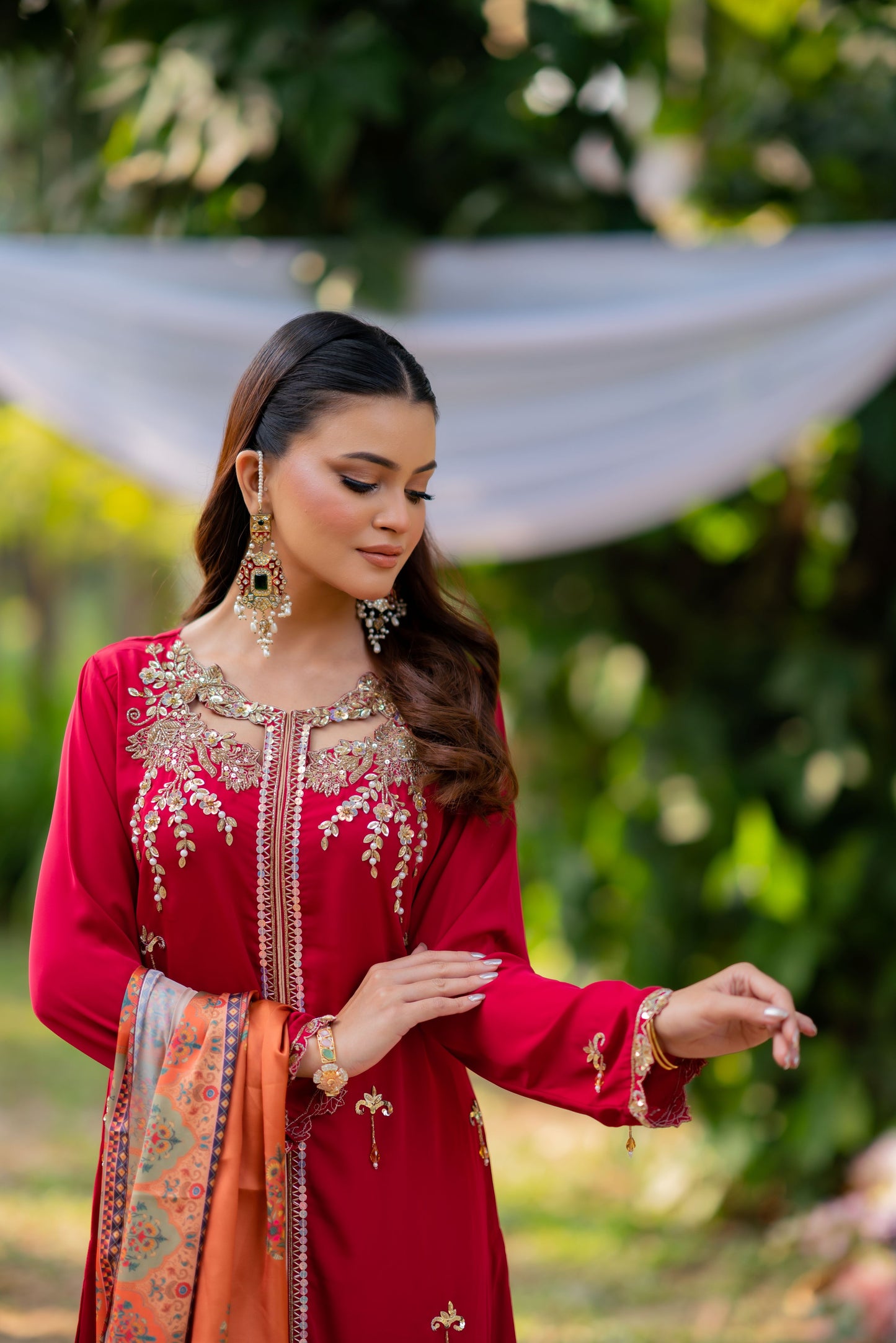 Crimson Royale Red Ensemble with Heritage Accents Set