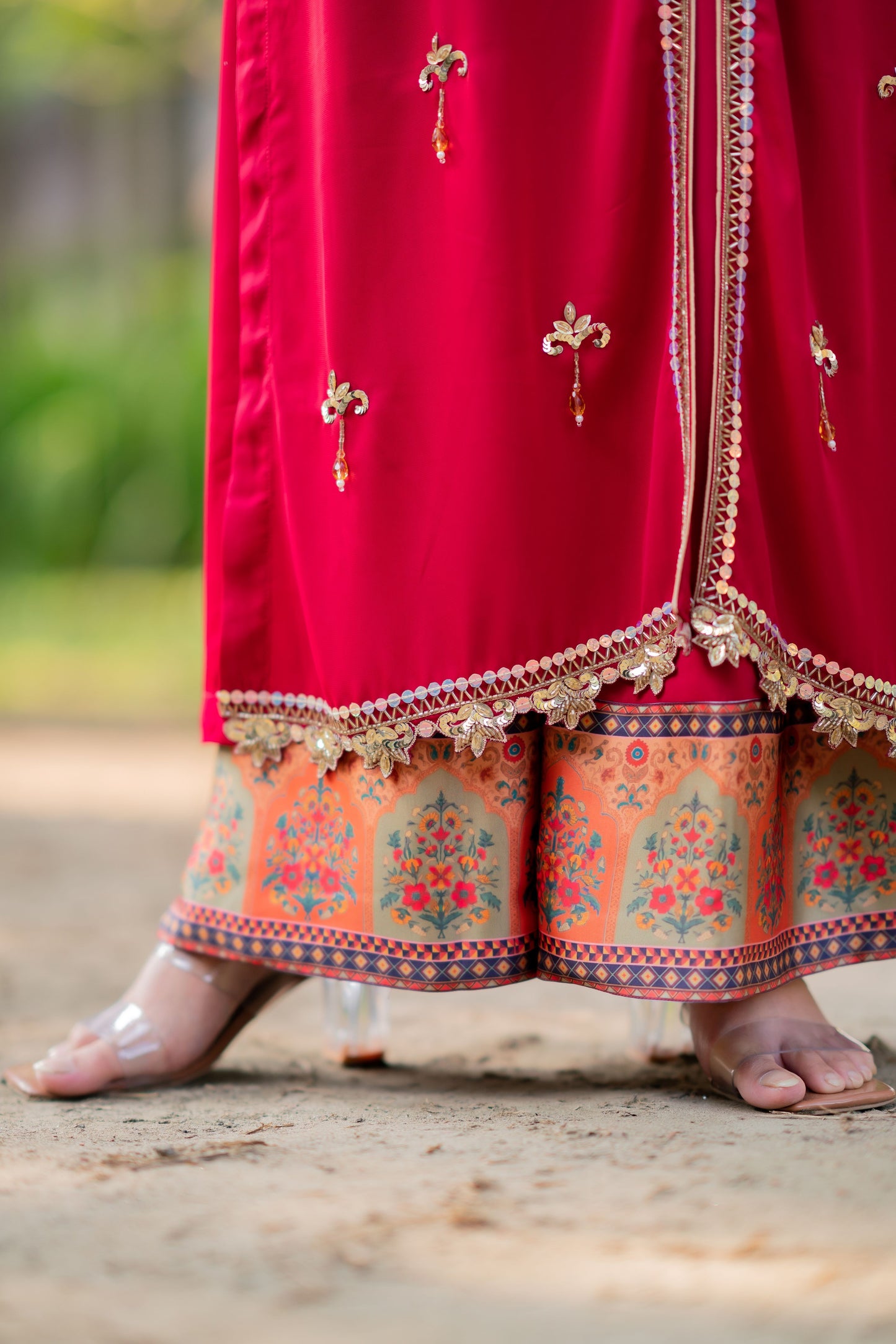 Crimson Royale Red Ensemble with Heritage Accents Set