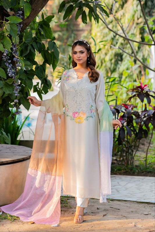 Pastel Blossom Grace Three Piece  set