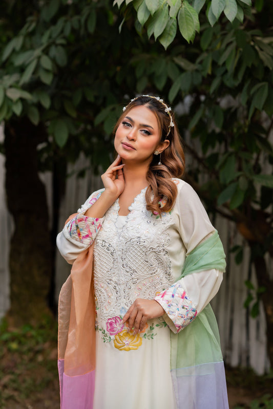 Pastel Blossom Grace Three Piece  set