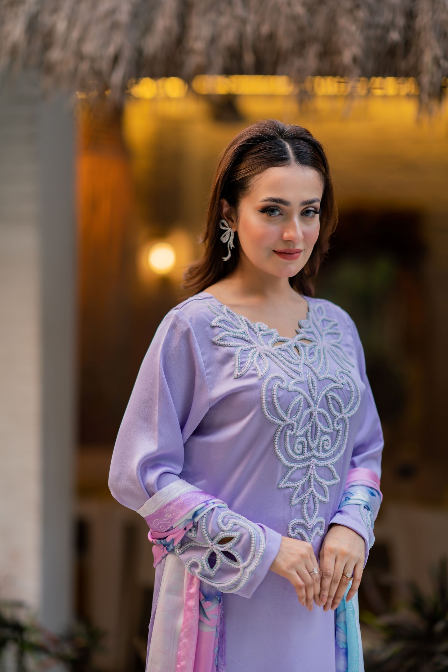 Lavender Dream with Pastel Bloom Three Piece  set