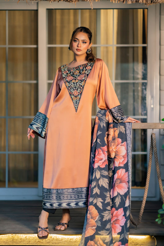 Blush Copper Elegance Three Piece  Set