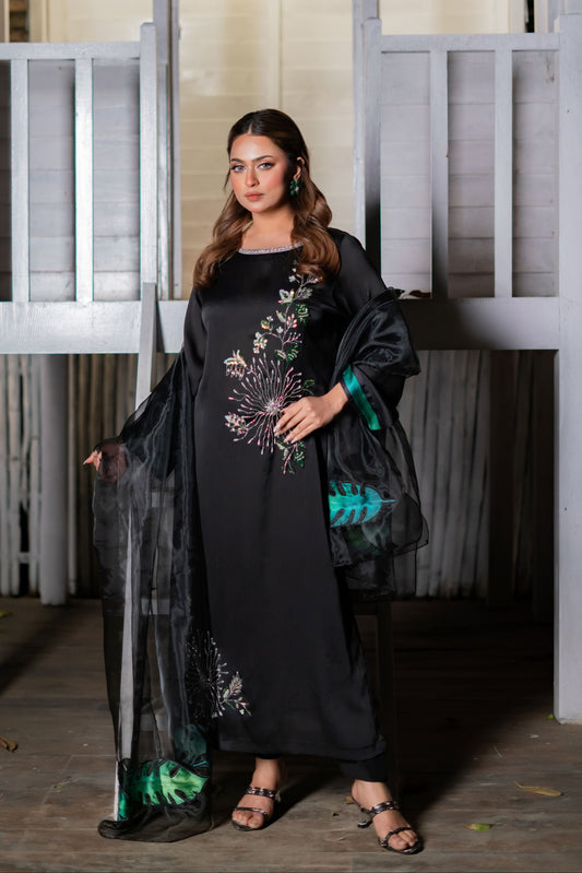 Emerald Noir Grace Three Piece  Set