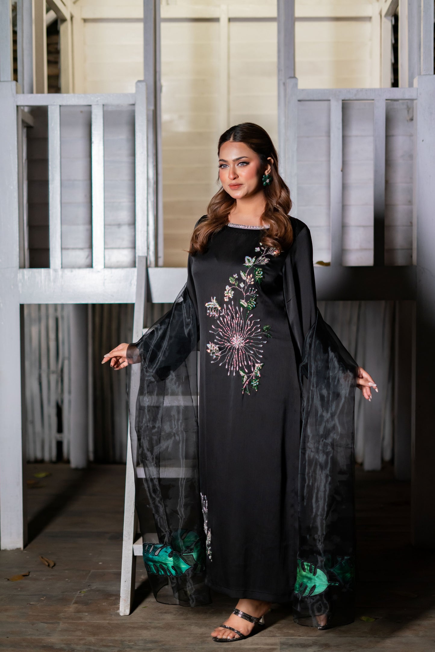 Emerald Noir Grace Three Piece  Set