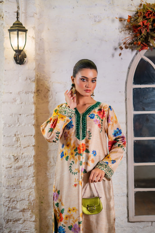 Meadow Bloom Serenity Long Kameez And Pant