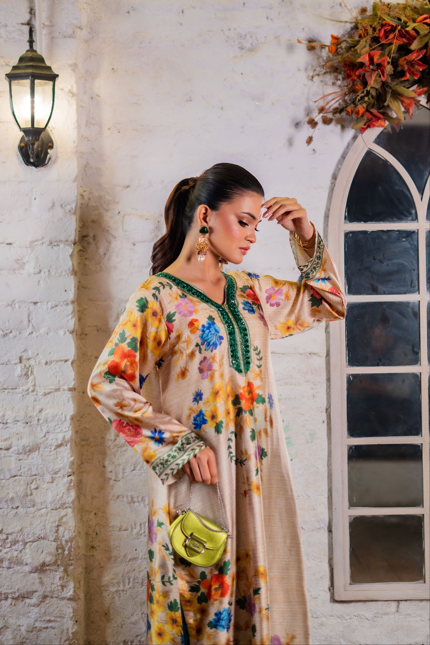 Meadow Bloom Serenity Long Kameez And Pant