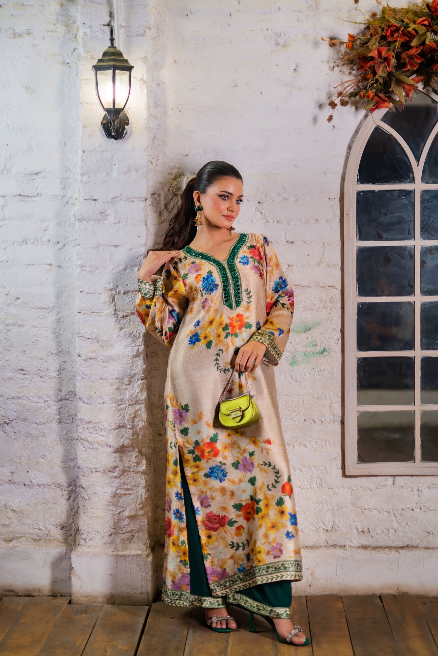 Meadow Bloom Serenity Long Kameez And Pant