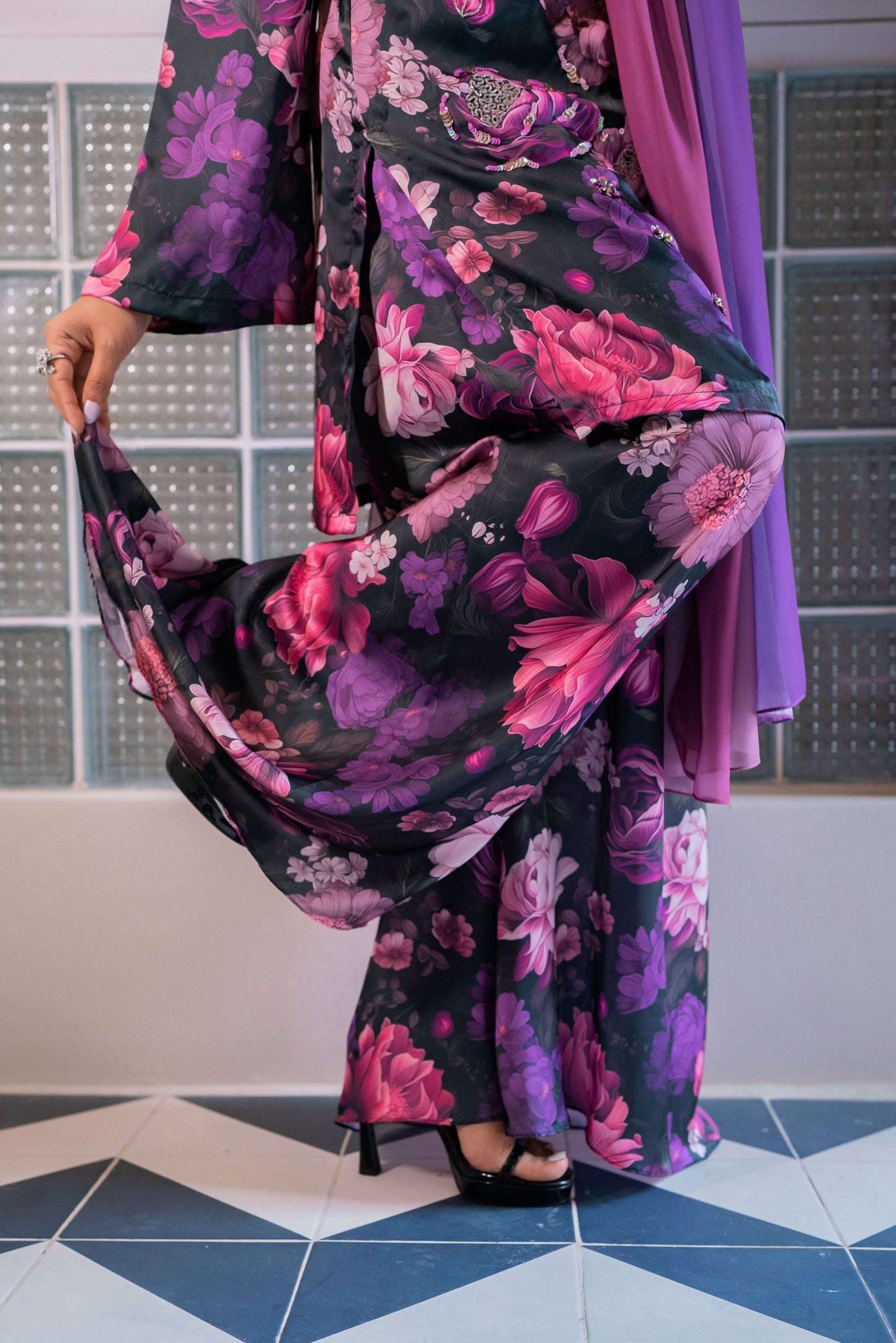 Petal Charm Kameez And Pant Set