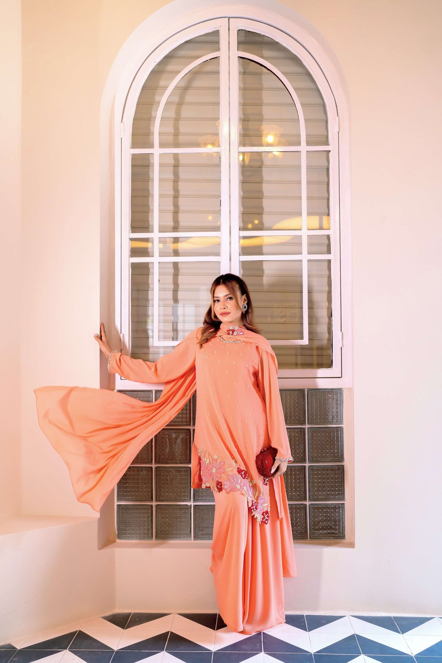 Blush Petal Luxe Ensemble Three-Piece Set