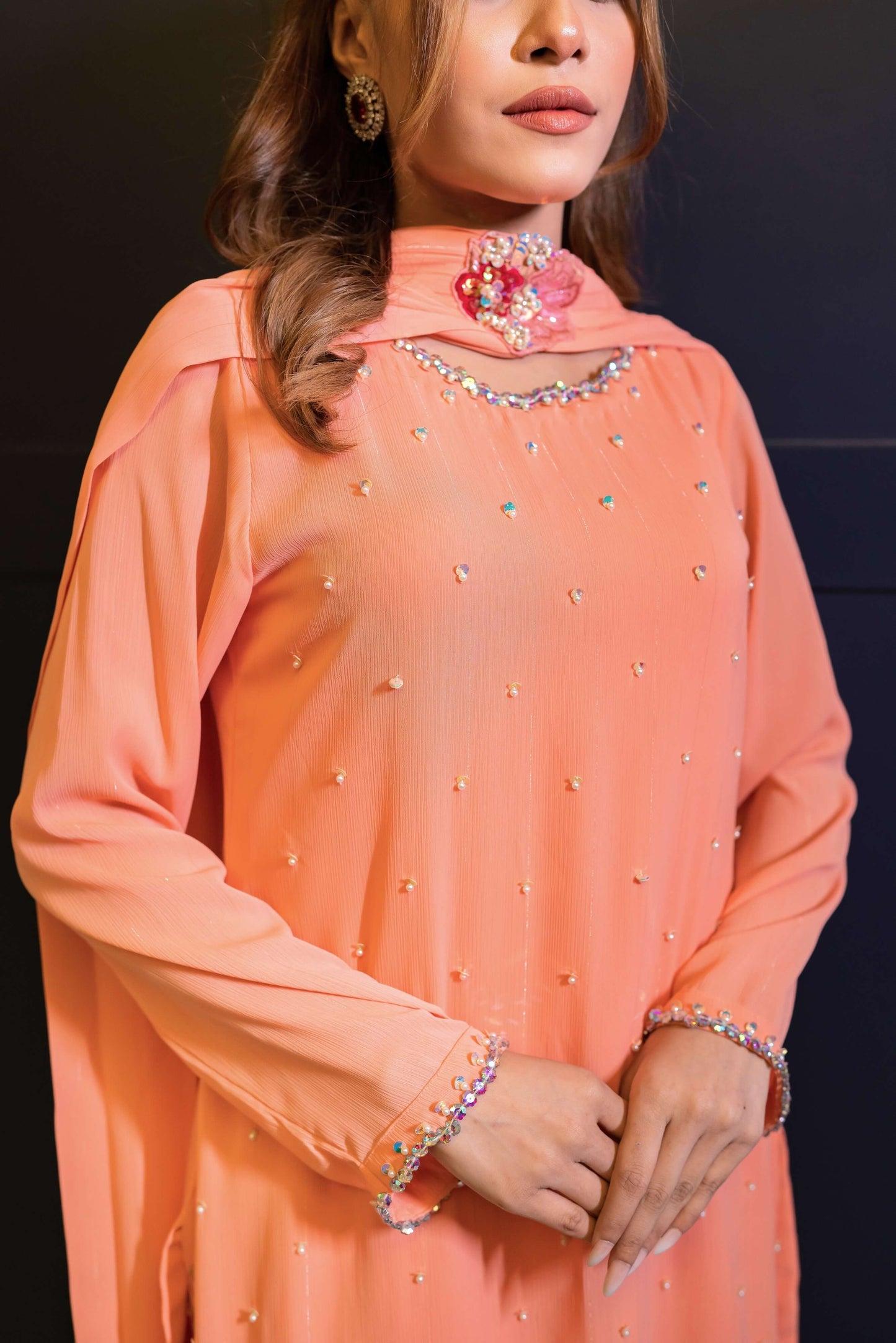 Blush Petal Luxe Ensemble Three-Piece Set