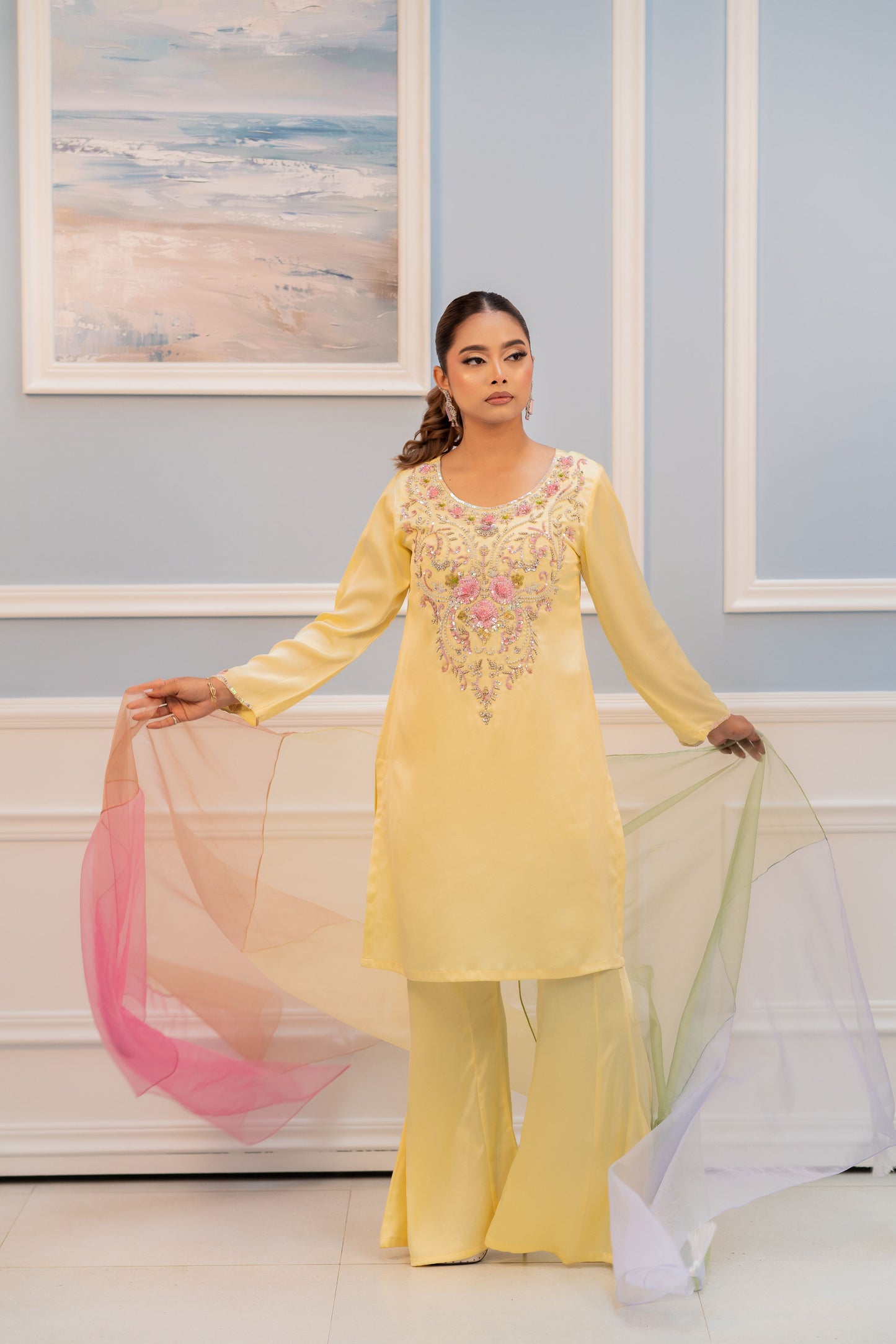 Buttercup Bloom Festive  Three-Piece Set