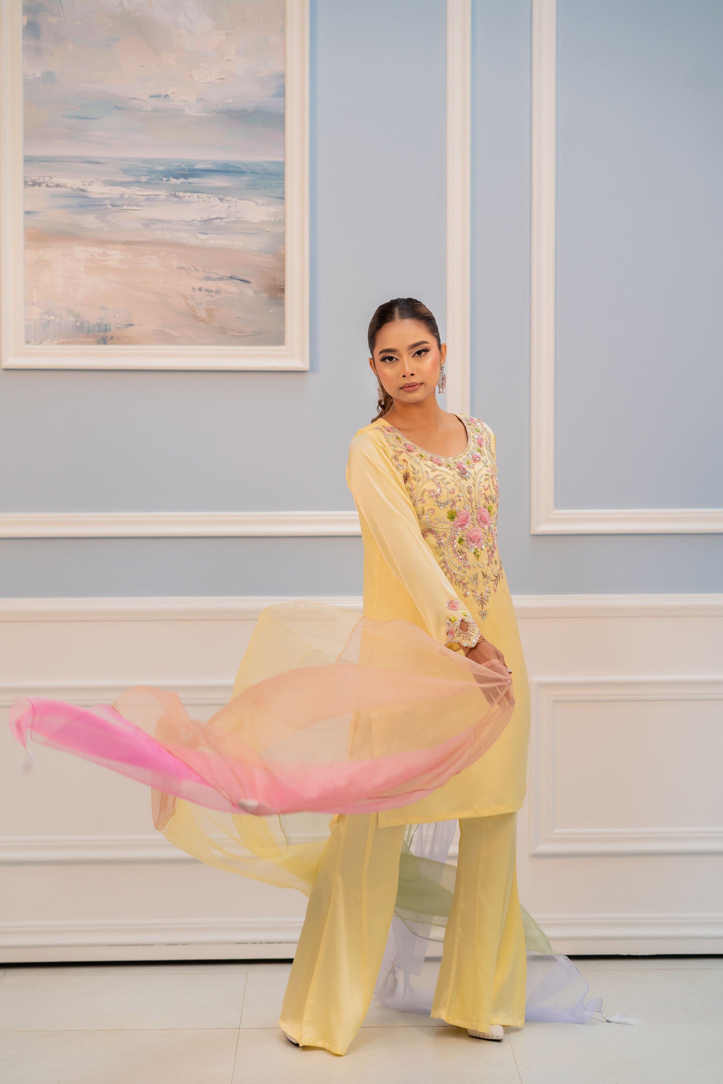 Buttercup Bloom Festive  Three-Piece Set