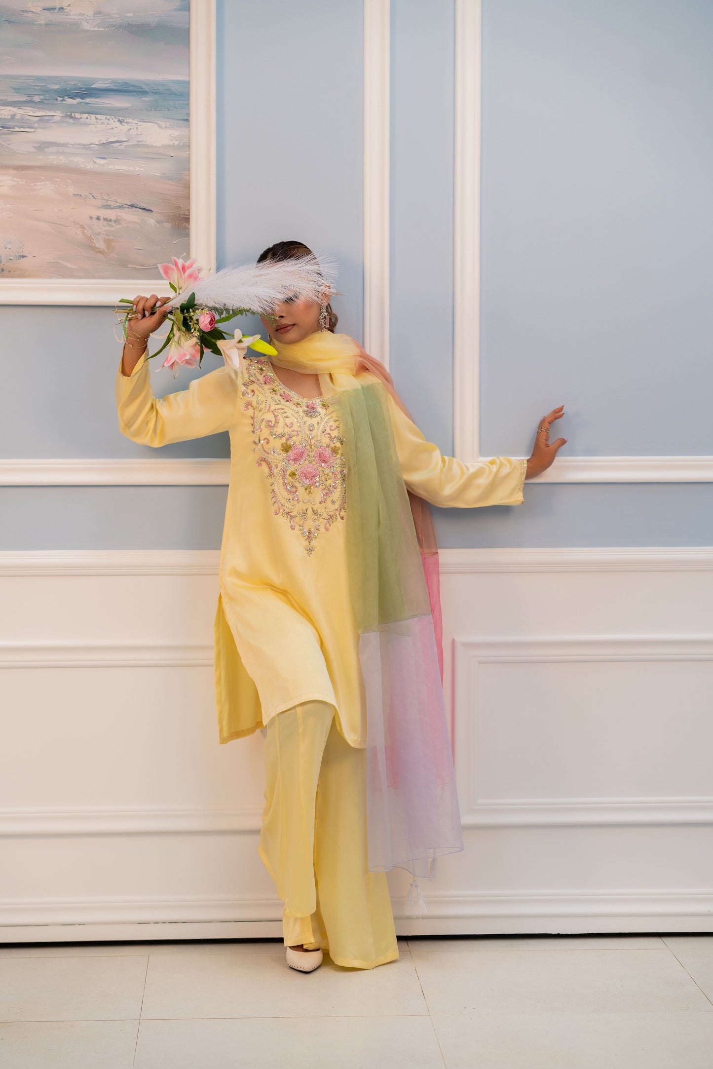Buttercup Bloom Festive  Three-Piece Set