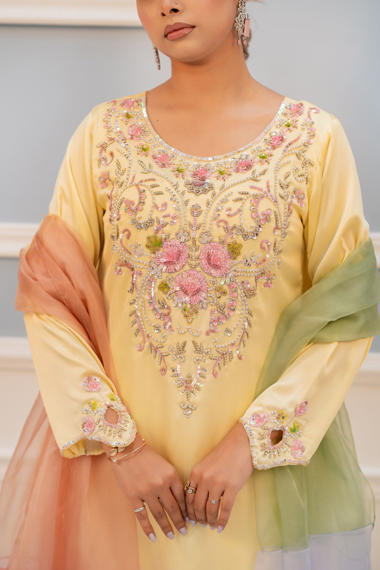 Buttercup Bloom Festive  Three-Piece Set