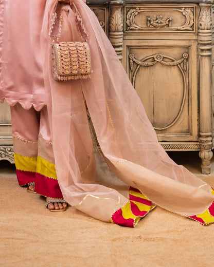 Soft Glam Golden-Edged Dupatta
