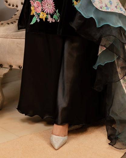 Black Sharara Pant