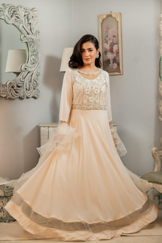 Ivory Serenity Layered Gown