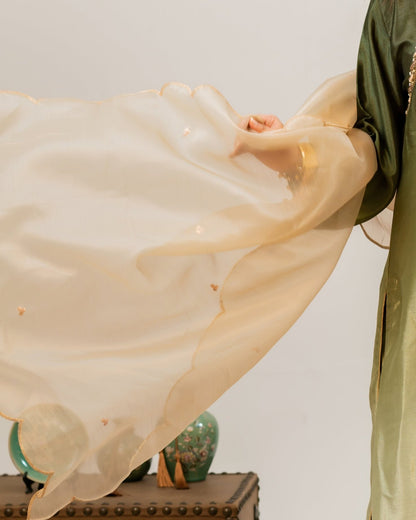 Golden Sheer Elegance Dupatta