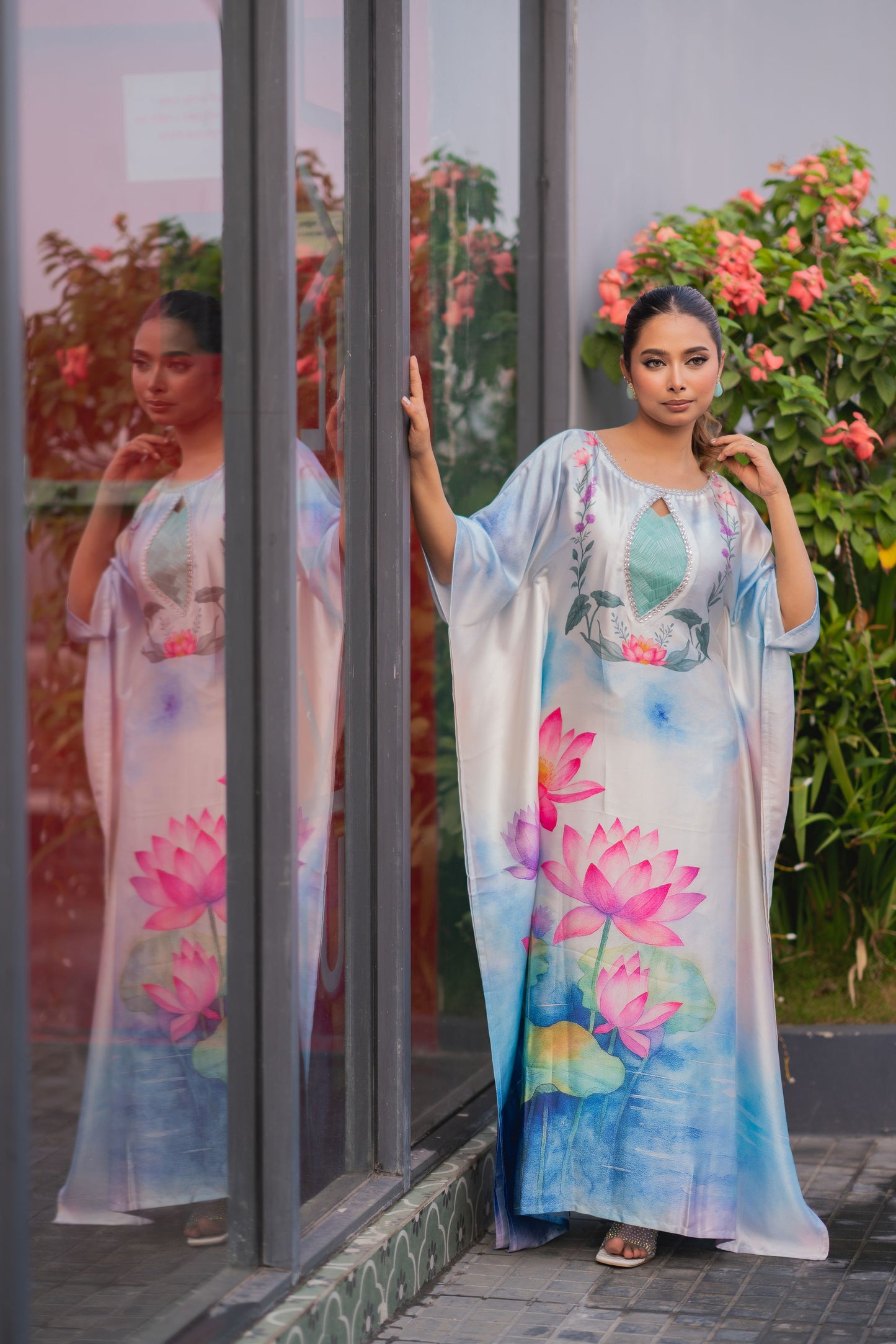 Lotus Serenity Flow Kaftan  And Pant Set