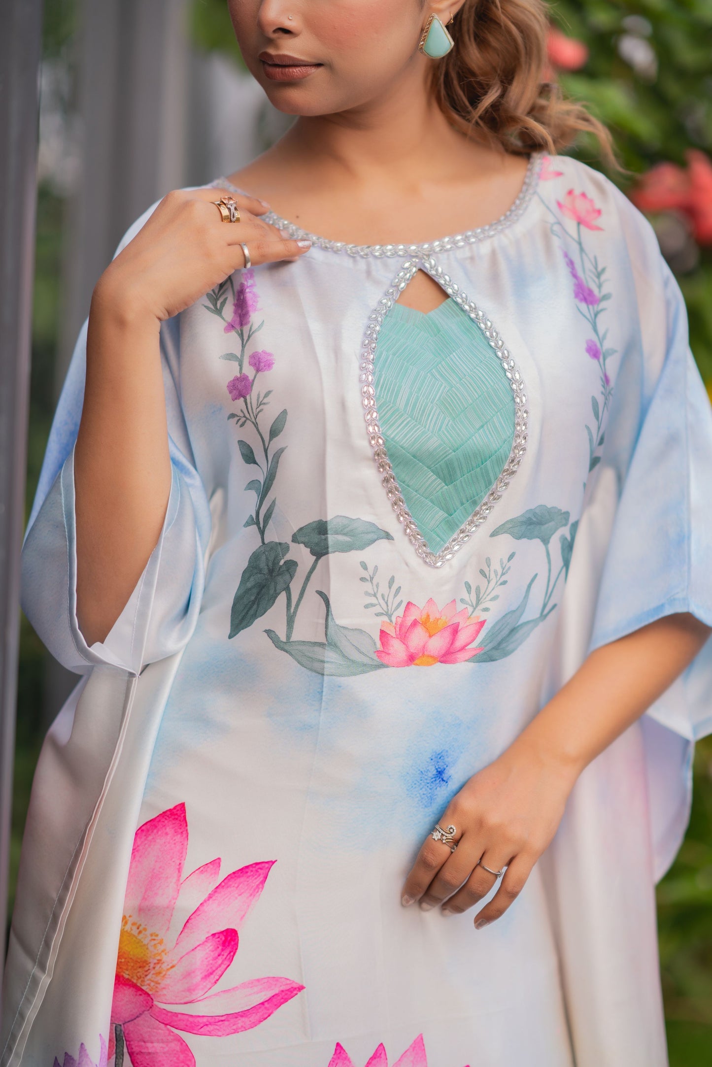 Lotus Serenity Flow Kaftan  And Pant Set