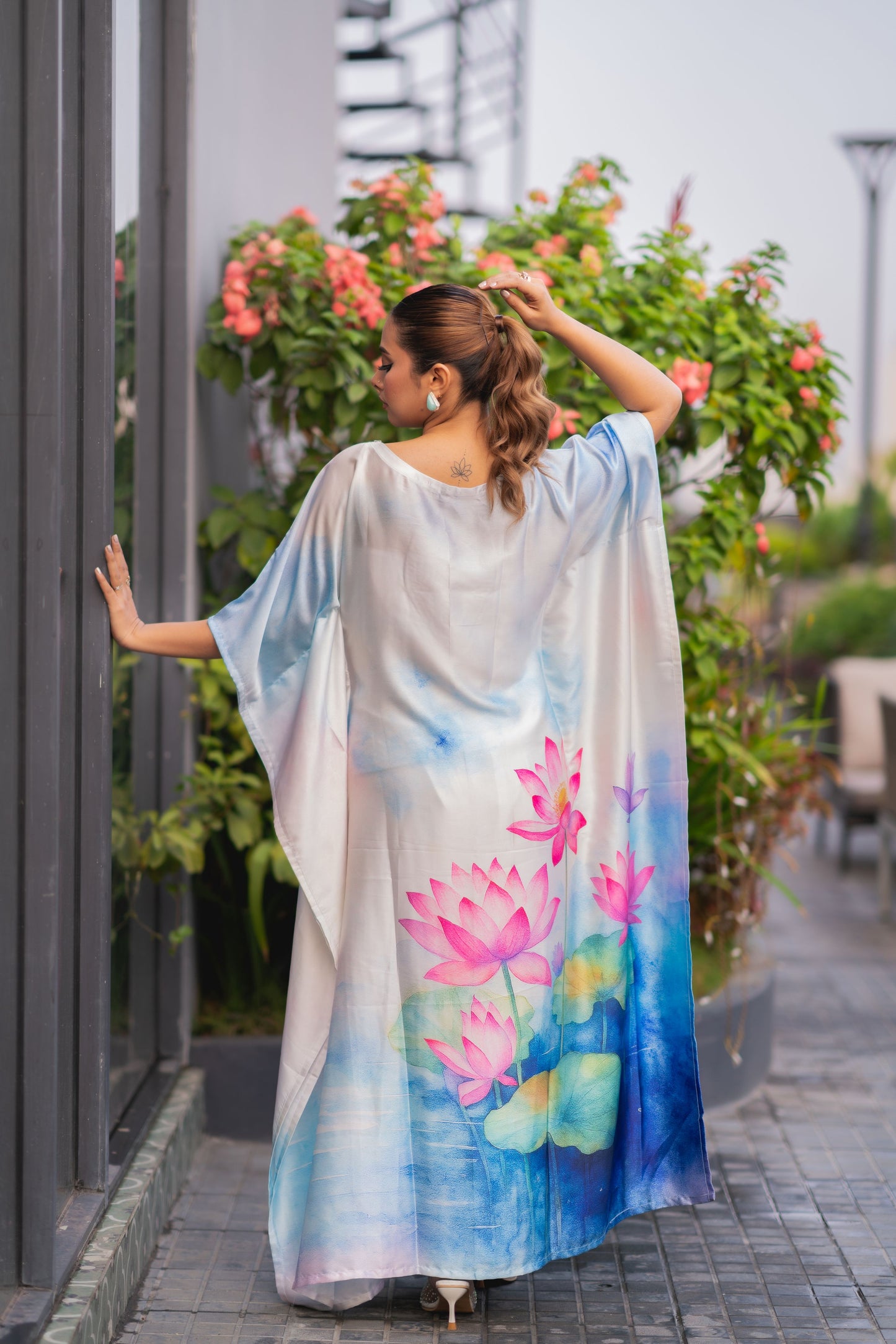 Lotus Serenity Flow Kaftan  And Pant Set