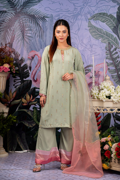 Mint Blush Shalwar Kameez