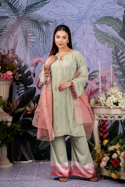 Mint Blush Shalwar Kameez
