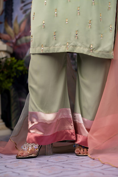 Mint Blush Shalwar Kameez