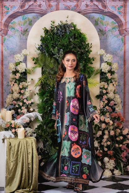 Midnight Bloom Long Kameez And Pant
