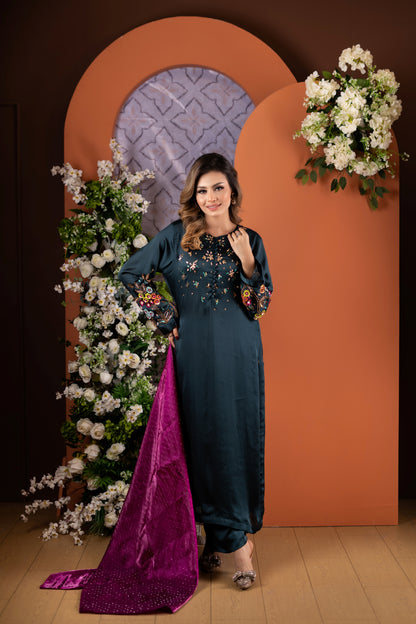 Enchanted Bloom Kameez with Pant