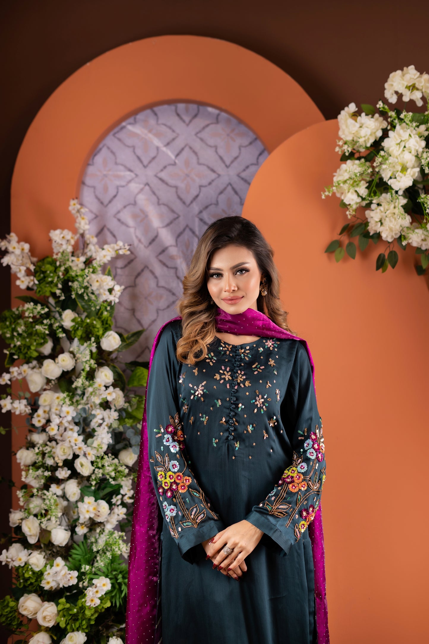 Enchanted Bloom Kameez with Pant