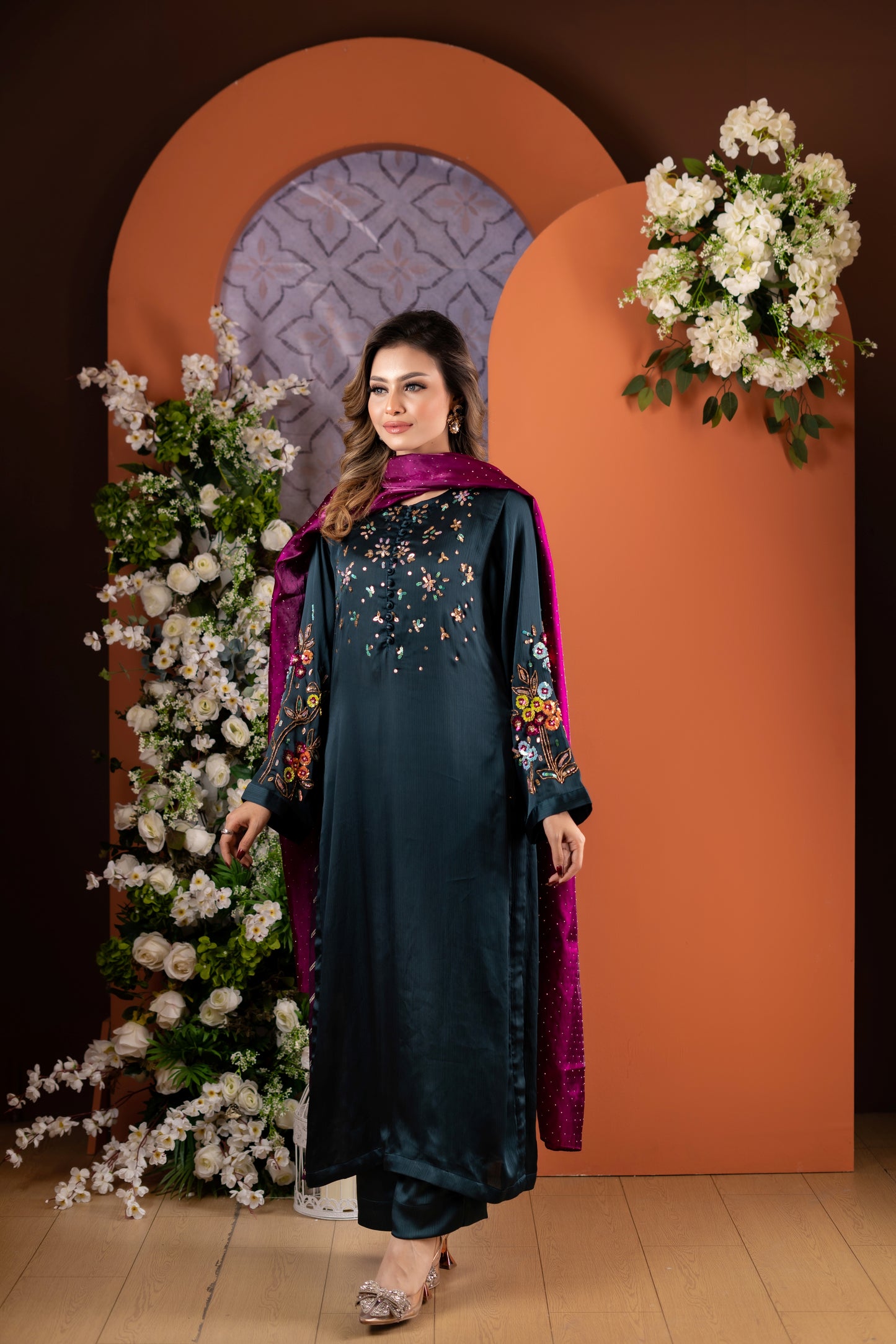 Enchanted Bloom Kameez with Pant