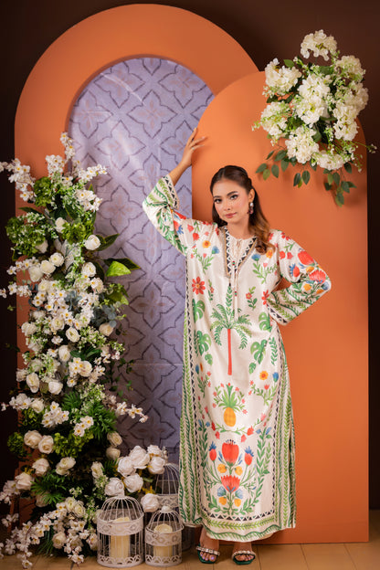 Blooming Paradise Long Kameez And Pant