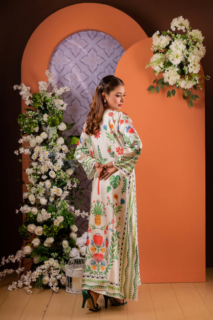 Blooming Paradise Long Kameez And Pant