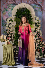 Regal Ombre Elegance Kameez And Pant Set